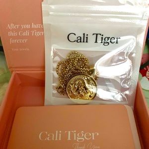 *NEW* Cali Tiger Lion Coin Necklace